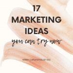 17 Marketing Ideas