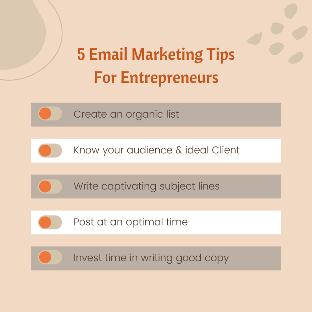 5 Email Marketing Tips for Entrepreneurs